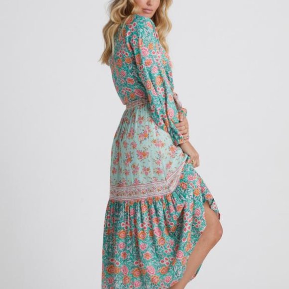 ARNHEM Harmony Mint Long Sleeve Button Sustainable Blouse Top NWT RRP$149 - Picture 6 of 13